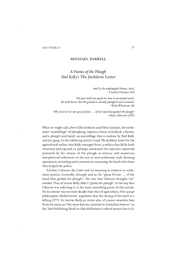 Jerilderie essay 05 picture