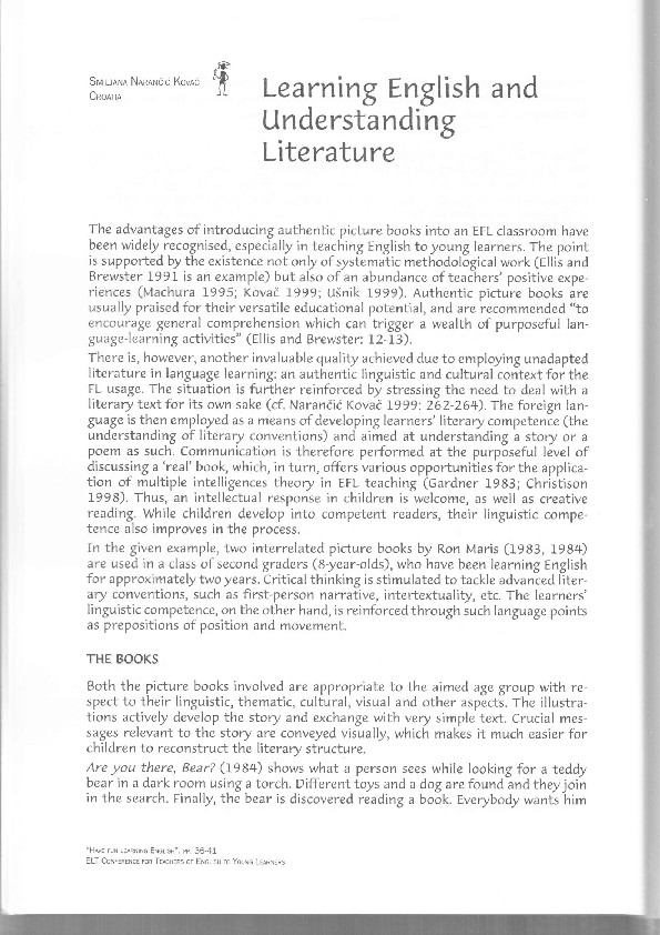 UNDERSTANDING LITERATURE BOOK visual data 3