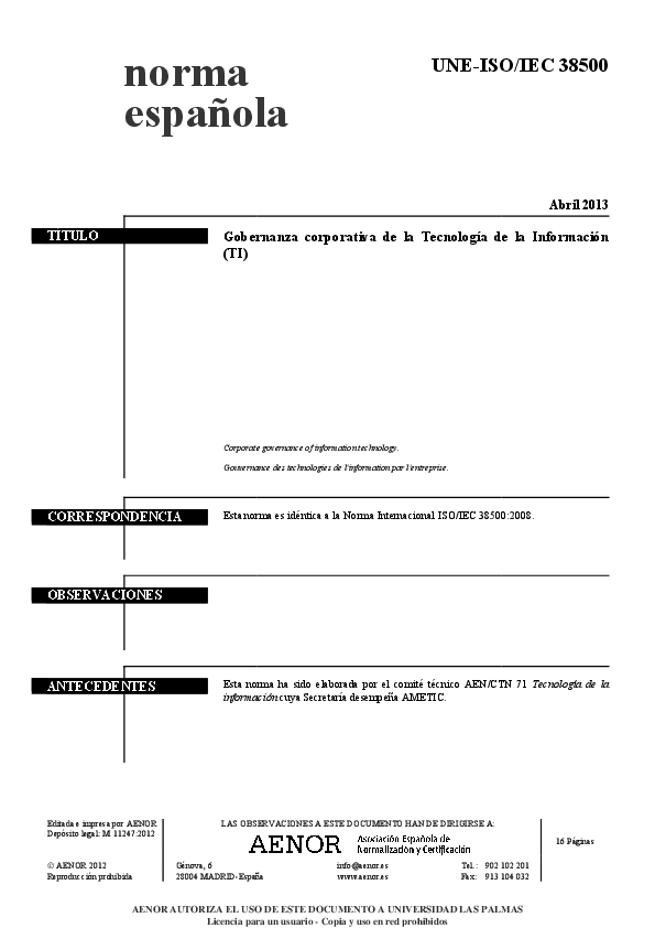 (PDF) ISO(IEC 38500)