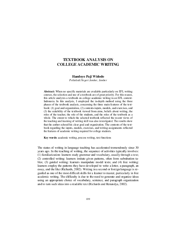 Textbook analysis pdf image