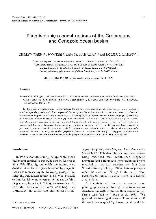 Cenozoic era geologic events picture