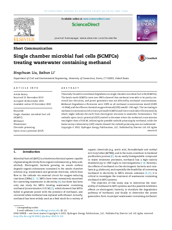 (PDF) Single chamber microbial fuel cells (SCMFCs) treating wastewater ...