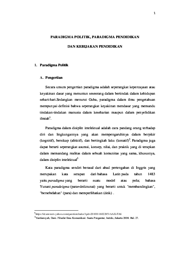 (DOC) makalah kapita selekta Sayyed Haris Aljufrie