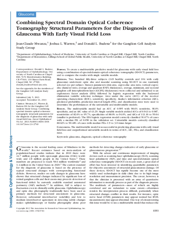 (PDF) Combining Spectral Domain Optical Coherence Tomography Structural ...