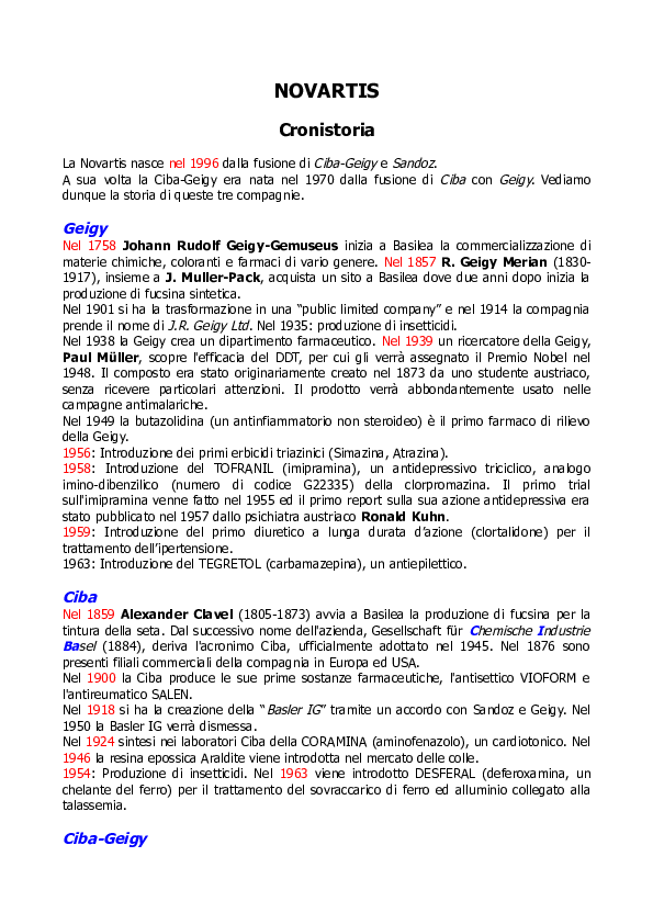 Novartis stock price picture