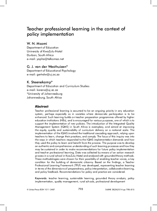 What is a policy picture