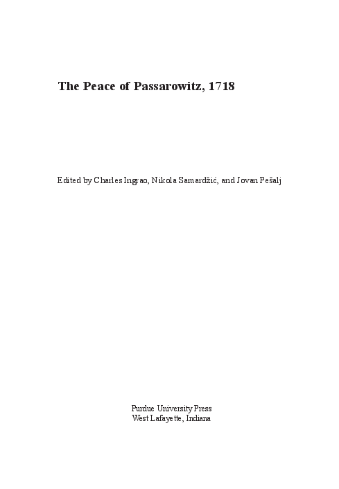 (PDF) Patriotism and Propaganda: Habsburg Media Promotion of the Peace ...