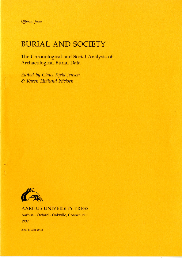 (PDF) The Custom of Sacrifice in Early Iron Age Burial Tradition