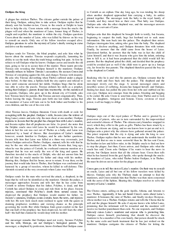 Count No Man Happy Until He Is Dead Oedipus