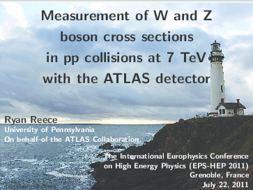 (PDF) Measurement of the W and Z cross sections in pp collisions at 7 ...