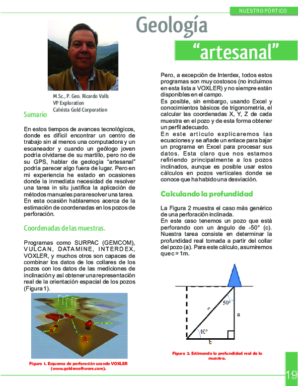 Geología "artesanal"