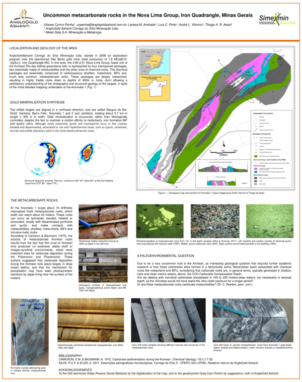 (PPT) metacarbonate Archaean rocks in the Iron Quadrangle_Minas Gerais state_Brazil