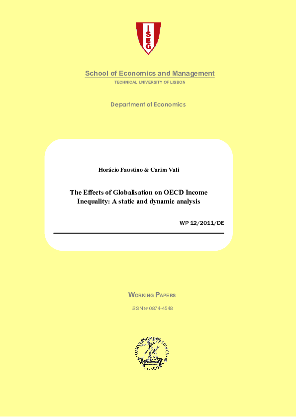 (PDF) The Effects of Globalisation on OECD Income Inequality: A static ...