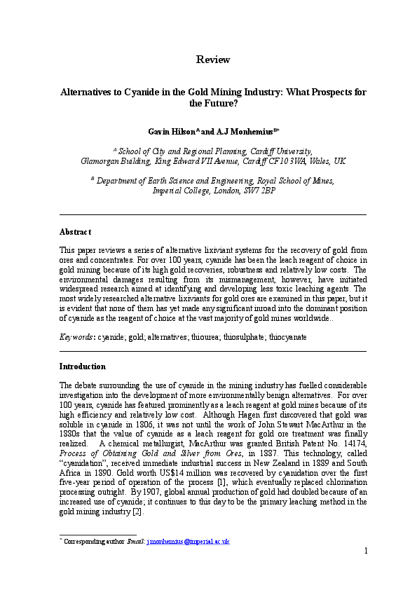 Mining thesis pdf image