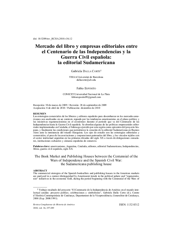 Sudamericana essay 02 picture