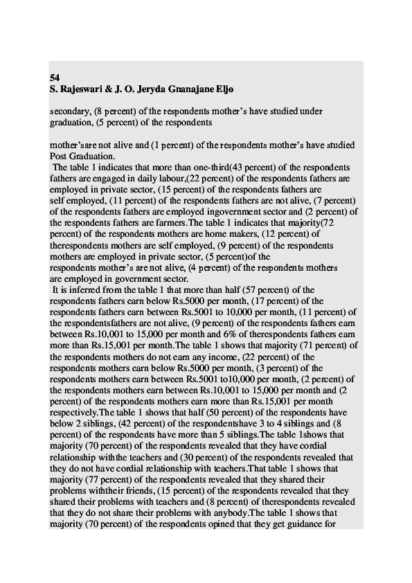 (DOC) 54 S A Study on Emotional Adjustment of Adolescent School Students 55