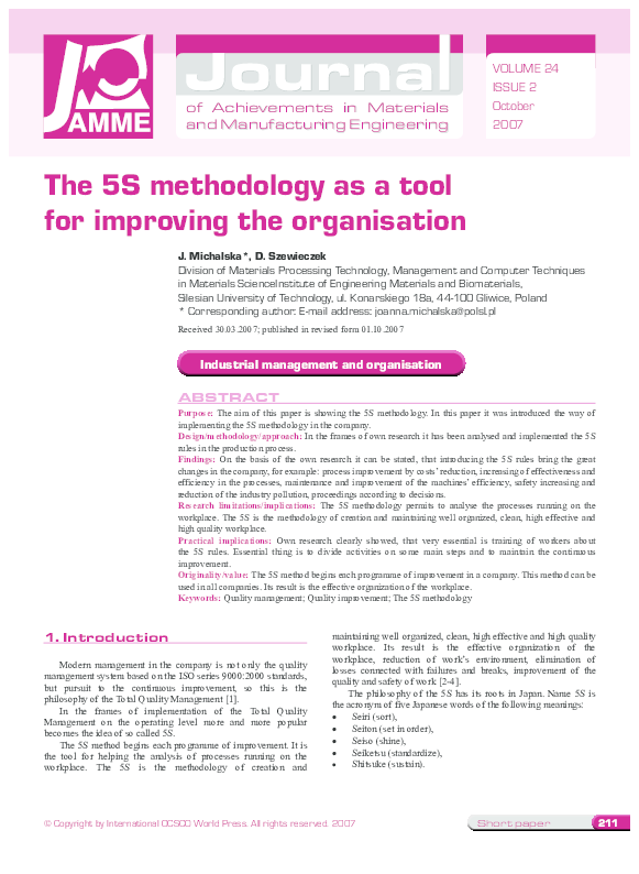 5s implementation plan pdf picture