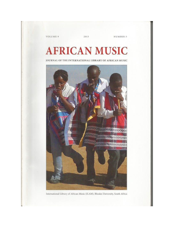 (DOC) Ethnic and Regional Identities in Nigerian Popular Music: A Focus ...