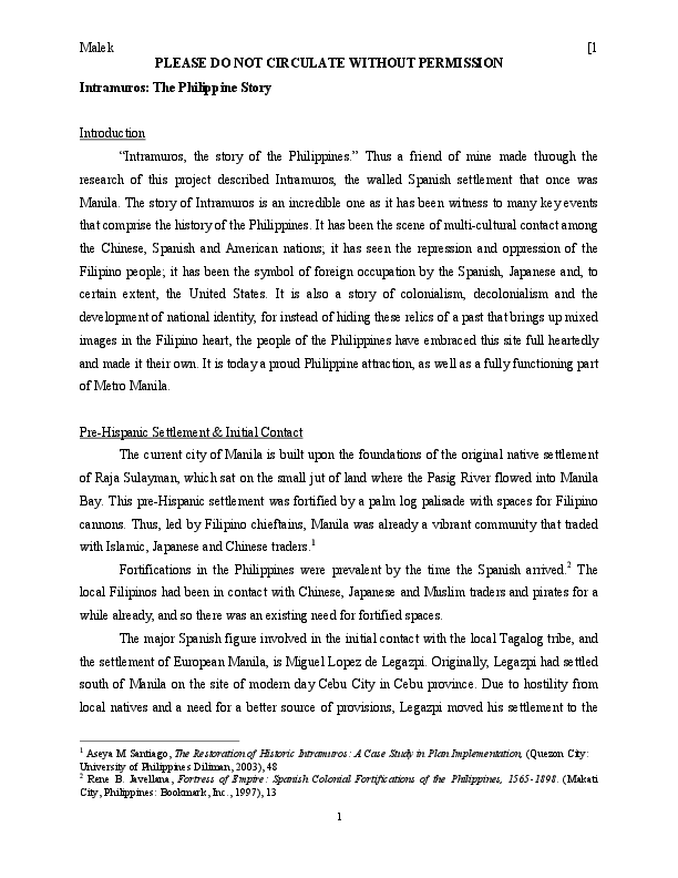 Importance of intramuros image