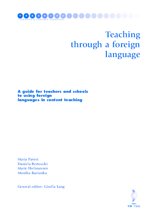 (PDF) A guide for teachers and schools to using foreign languages in ...