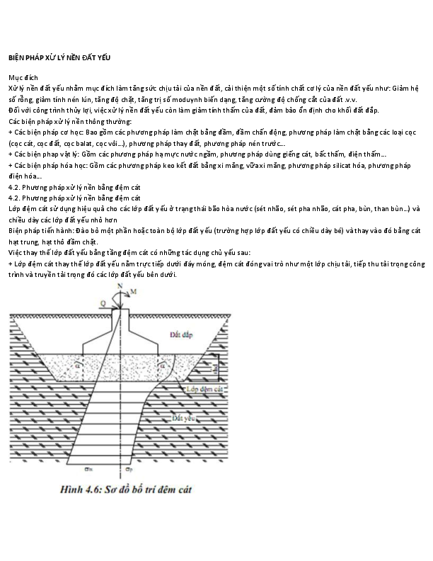 First page of “BIỆN PHAP XỬ LY NỀN DẤT YẾU”