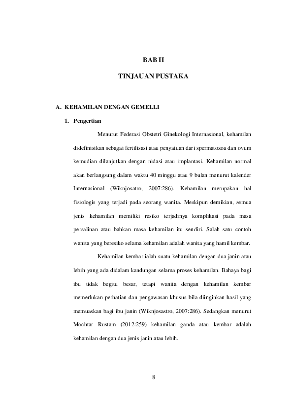 Pdf Kehamilan Ganda Bayu Prayogo Academia Edu