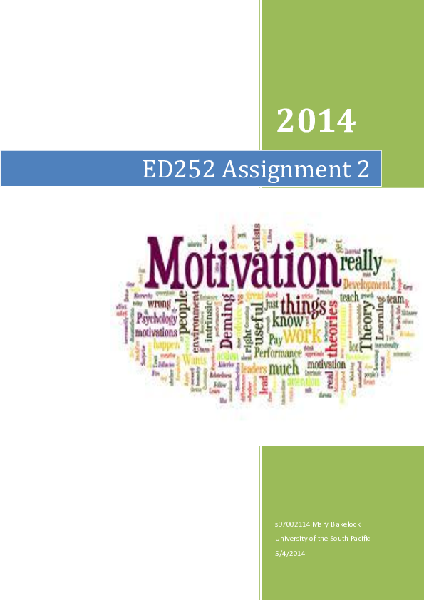 (DOC) Promoting Intrinsic Motivation in the Classroom