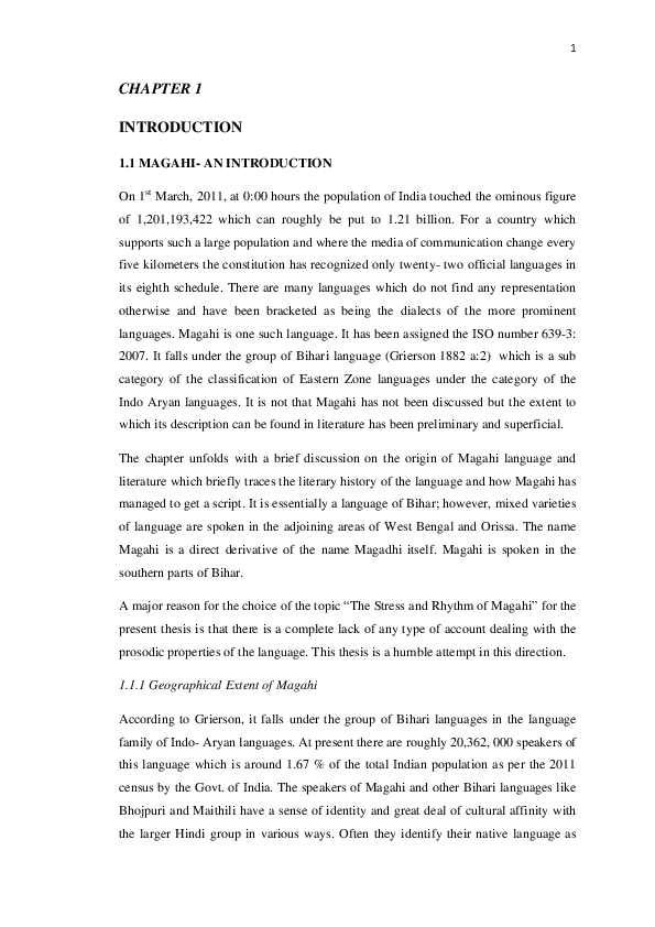 (PDF) The Prosody of Stress and Rhythm in Magahi