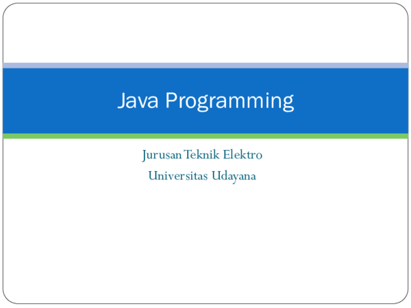 Pdf Jurusan Teknik Elektro Universitas Udayana