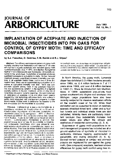 (PDF) IMPLANTATION OF ACEPHATE AND INJECTION OF MICROBIAL INSECTICIDES ...