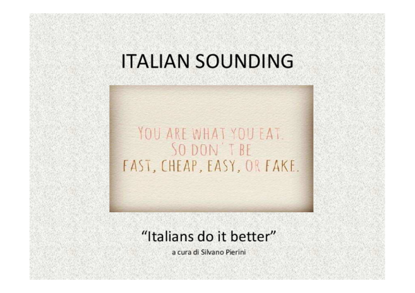 Italian sounding