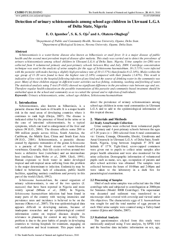 Complications of schistosomiasis picture