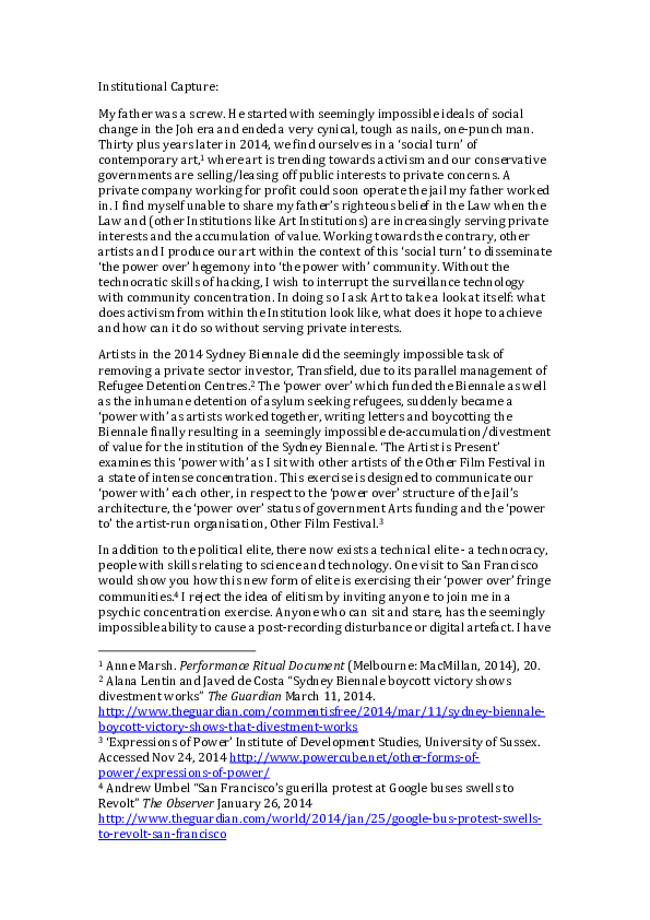 (DOC) Institutional Capture: How we Do It