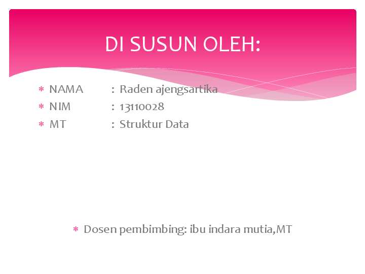 (PPT) Resume Struktur Data Sederhana dan Struktur Data Terstruktur