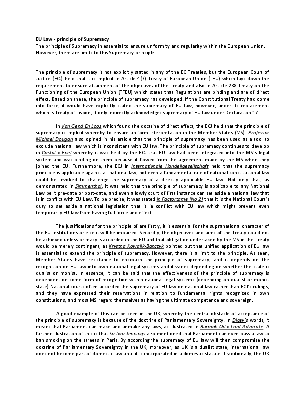 Eu supremacy essay picture