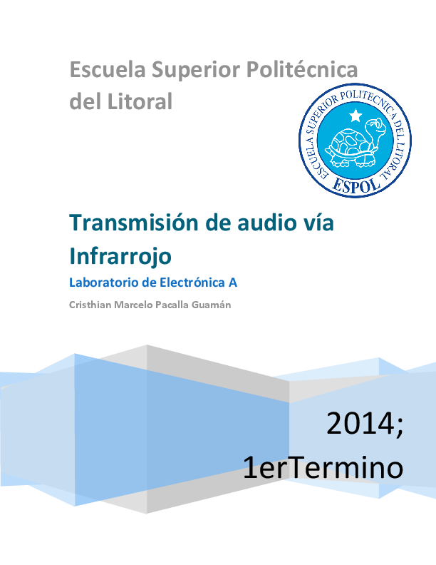 (DOC) Transmisión de audio vía Infrarrojo