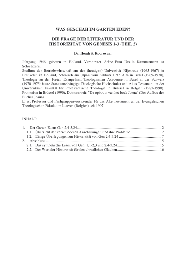 (PDF) "Was geschah im Garten Eden? Die Frage der Literatur und der