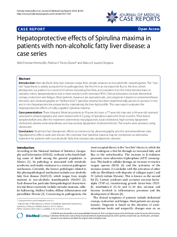 Spirulina review article image