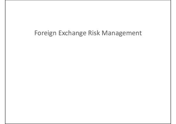 (PDF) 5. FOREX Risk Management