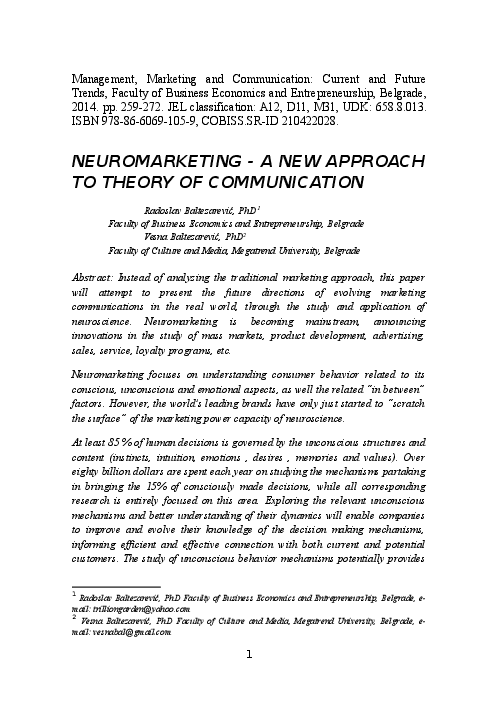 Essay on neuromarketing 06 image