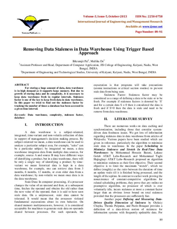 pdf-removing-data-staleness-in-data-warehouse-using-trigger-based