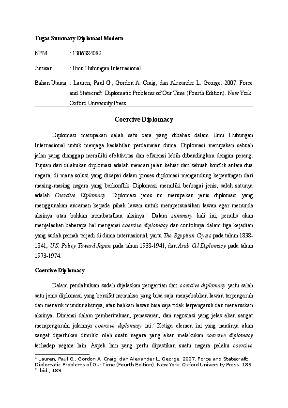 Coercive diplomacy definition picture