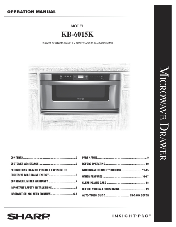 (PDF) KB6015K KB6015KK KB6015KW KB6015KS installation owners manual