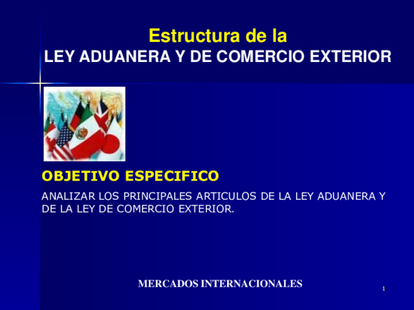 Estructura De La Ley Del Comercio Exterior Ley Compartir
