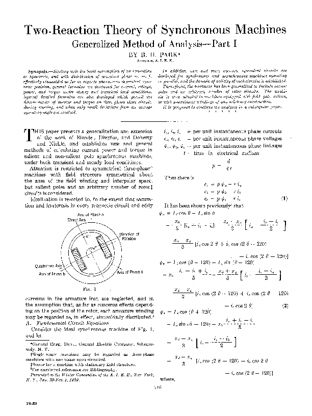 Types of synchronous machines image