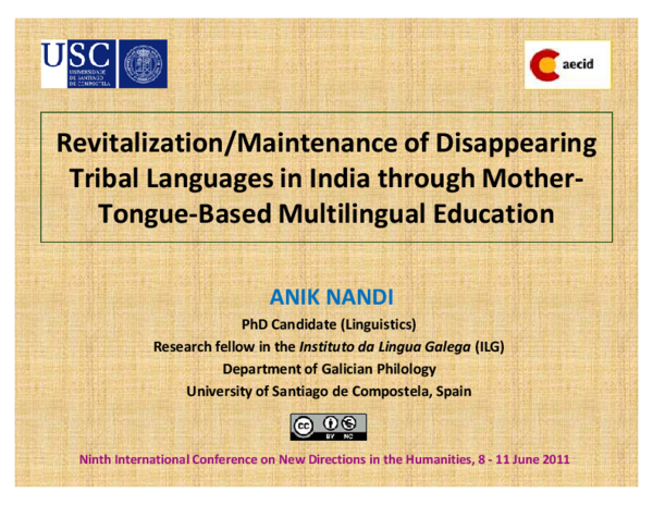 Indigenous Tongue Revitalization Through Education