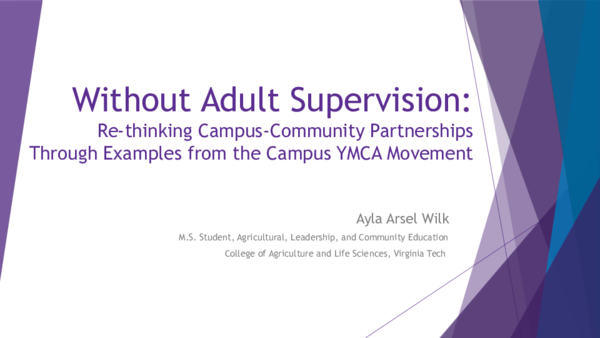 (PPT) Without Adult Supervision: Re-thinking Campus-Community ...