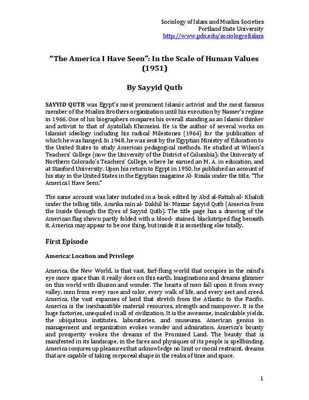 Sayyid qutb essay picture