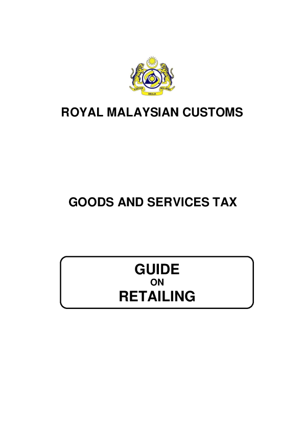 (PDF) GST guide on retailing