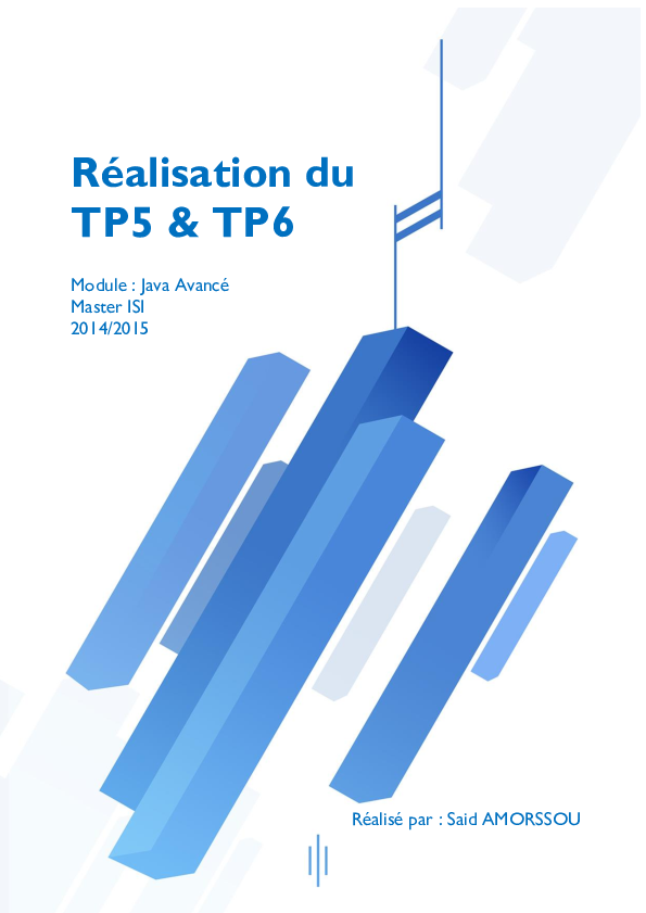 (PDF) Réalisation du TP5 & TP6